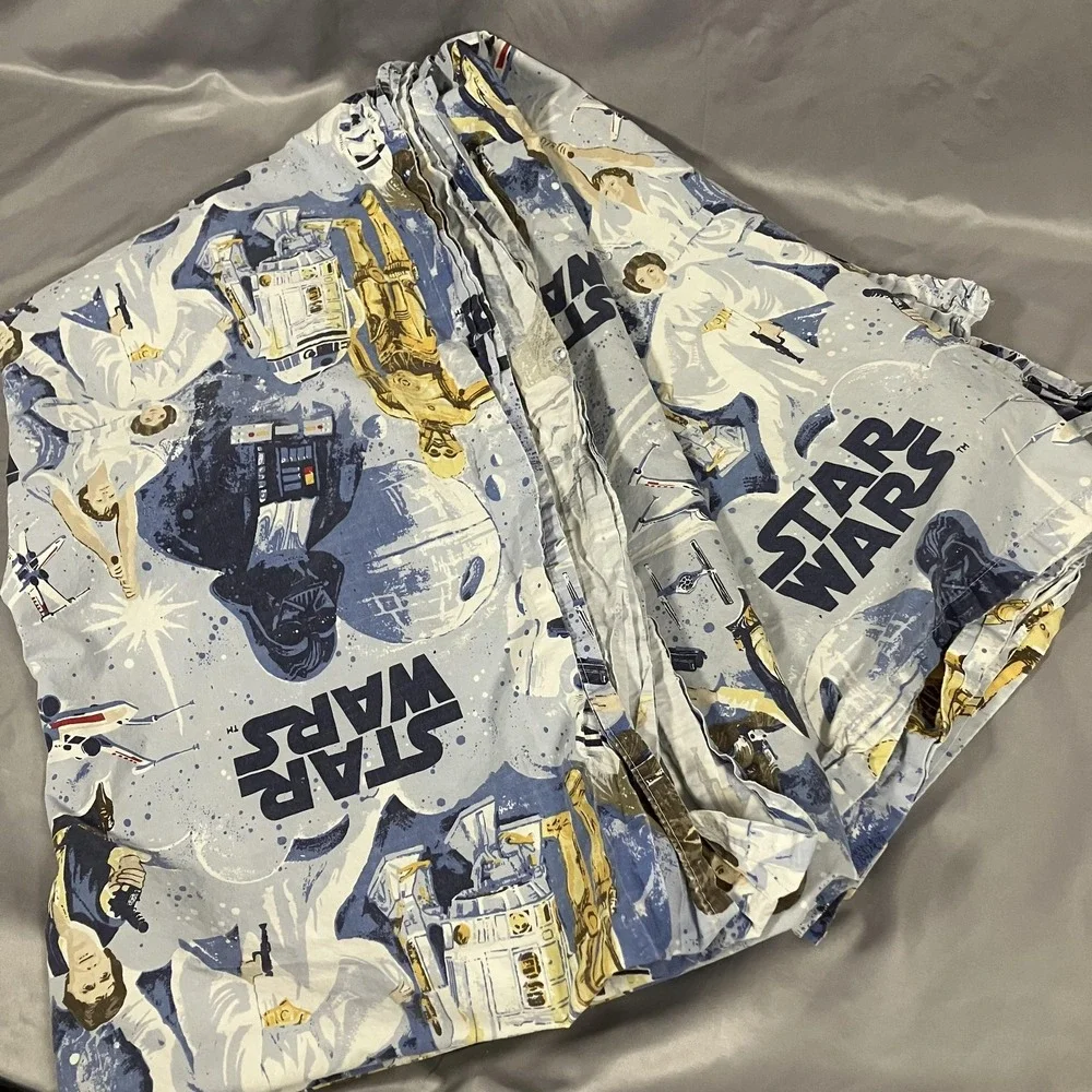 Retro Star Wars Kids Bed Sheet Set Pottery Cotton Non-Standard 56x90 Made Israel